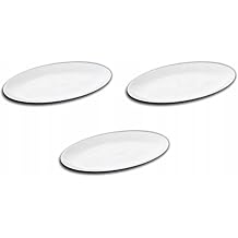 Wilmax WL-992023/A Porcelain Oval Plate, White, 36 cm Length