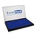 ExcelMark Rubber Stamp Ink Pad Extra Large 4-1/4" by 7-1/4" (Blue)