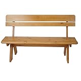 Mendler Holzbank Gartenbank Parkbank Oslo Gastroqualität massiv - 3