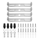 Durlo 4 pcs 80 mm universal mounting bracket kit, Ceiling Light Mounting Bracket Kit, for wall light, ceiling light