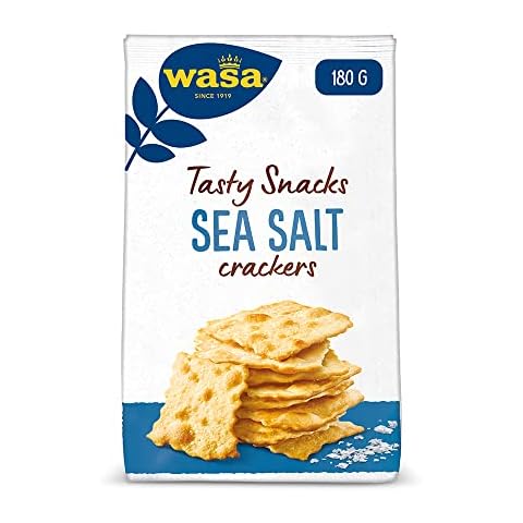 Wasa Tasty Snacks Cracker Sea Salt - Knusperleichte Cracker mit Meersalz Cover