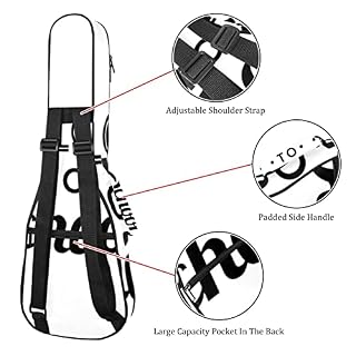 Housse pour ukulélé de rentrée scolaire pour ukulélé soprano ténor concert 68,4 cm d’épaisseur 10 mm d’épaisseur - Les Beatles, Paul McCartney, John Lennon, RIngo Starr, George Harrison Housse pour ukulélé de rentrée scolaire pour ukulélé soprano ténor concert 68,4 cm d'épaisseur 10 mm d'épaisseur – Image 3