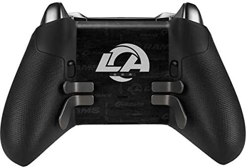 Skinit Decal Gaming Skin Compatible with Xbox Elite Wireless Controller Series 2 - Officially Licensed NFL Los Angeles Rams Black & White Design