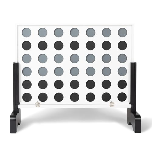 Juego gigante 4 en línea de madera para exterior miniatura 1