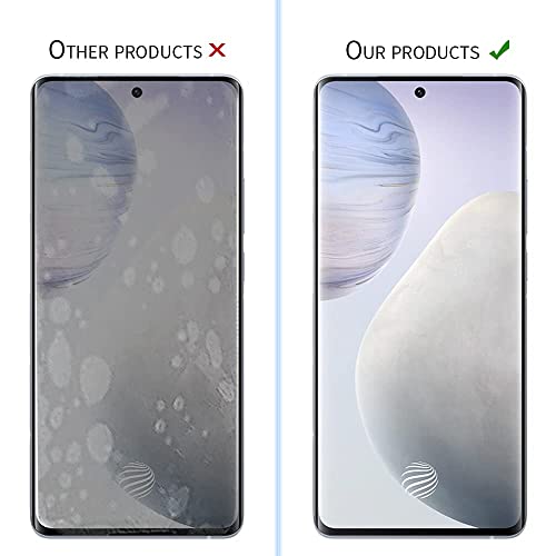 Image of STP FEEL Advanced Black Border Tempered Glass Guard Protector For Lava Agni 2 (6.55 Inch) | Full Screen Coverage (Except Edges) Screen Protector Guard Protector, Pack Of 1 For Cellphone