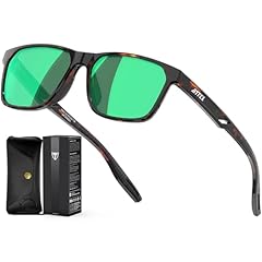 Leopard Print Frame / Green Lenses