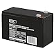 EMOS - Wartungsfreier Bleiakku - 12V 7Ah - AGM Batterie - Faston 4,7mm Anschluss - Für Gefahrmeldeanlagen, Brandmeldetechnik, Alarmsysteme, USV, Aufzüge - 151x65x94 mm