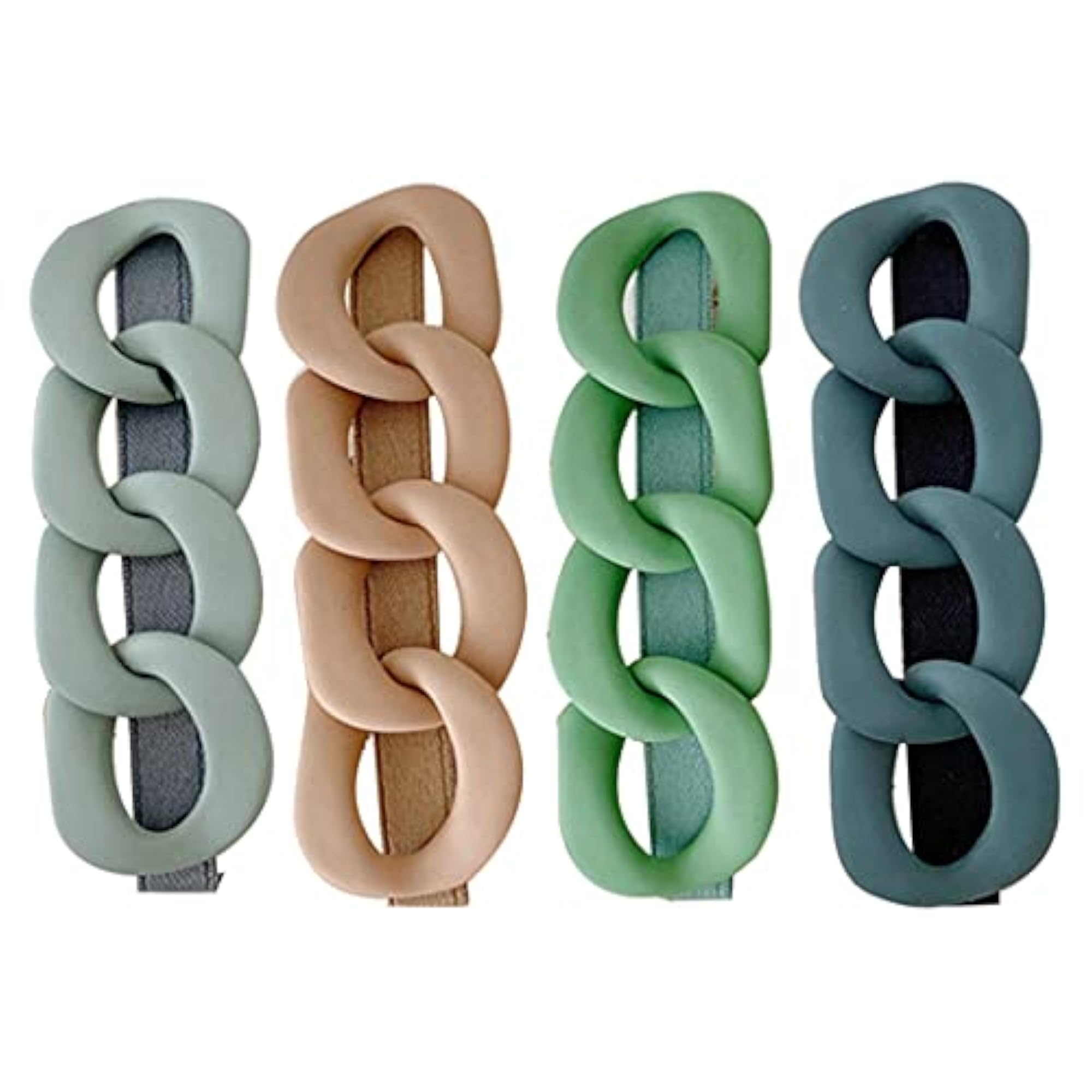 4pc No Damage French Hair Clip Set for Kids