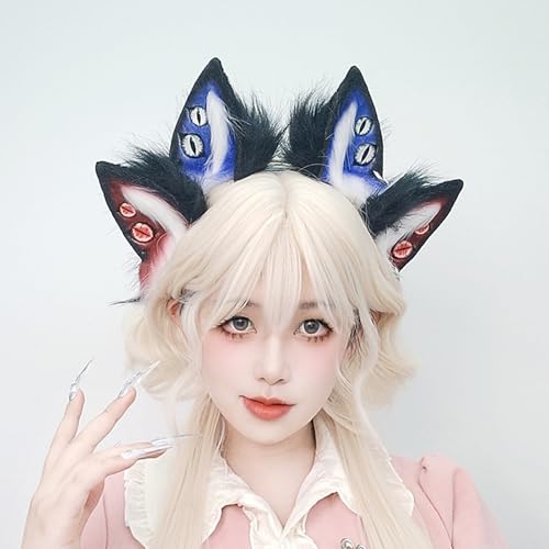 Accessoire de fête serre-tête oreilles de personnage pour jeu de rôle cosplay