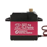 Goolsky DSSERVO DS3225 Digital Servo 25KG Metal Gear High Torque Impermeable para RC Traxxas HSP Coche Barco Helicóptero Robot Avión