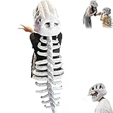 Zchkg Spinosaurus Plush Dino Outfit, Spinosaurus Plush Costume, Halloween Fun Dinosaur Costume-3D Skeleton Design(1pc,35in)
