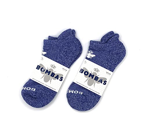 Image of 2 Pack Bombas Women's Marls Ankle Socks, (Violet, Medium)