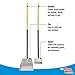 Four Paws Stainless Steel Long-Handled Dog Pooper Scooper Spade & Pan 2 Piece Set, Pet Waste Pickup Tool, 38