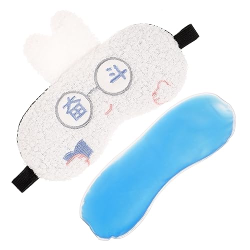 Máscara De Olho Óculos De Dormir Com Venda Nos Olhos Máscara De Gelo Pvc Desenho Animado De Viagem