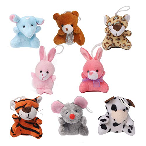 Juegoal MRWJ Mini Animal Plush Toy Set, Aitbay Cute Small Stuffed Animal Keychain Set thumb #4