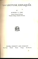 La Lecture Expliquee B0017QQXNE Book Cover