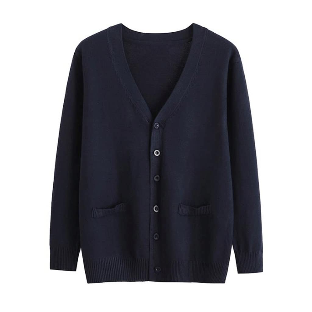 Vêtement à manches longues style veste tricotée pour automne hiver