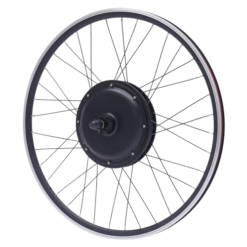 Electric Bike Conversion Kit,48V 1000W Brushless Gearless Motor,Front/Rear Wheel Electric Bicycle Hub Kit w/LCD Display,Waterproof E-bike Conversion Kit for 28"/ 29" and 700C Wheel of Bicycle (Front)