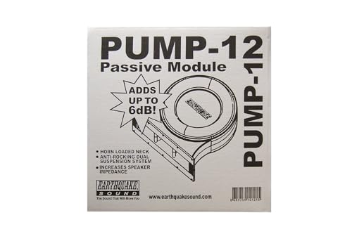 Module de radiateur double passif 30,5 cm Earthquake Sound PUMP-12 pour caisson de basse