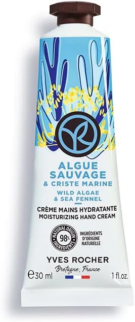Creme para as mãos Yves Rocher com algas marinhas e funcho-do-mar, 30 mL