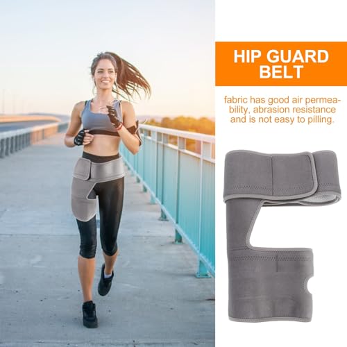 Faja protectora ajustable para cadera y muslo gris miniatura 3
