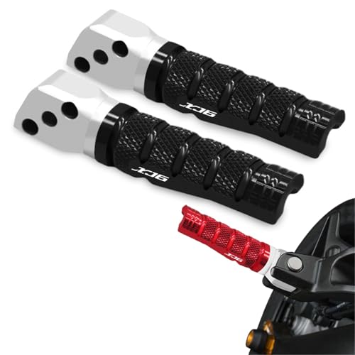 OOELAZ Hinten Fußrasten Fußrasten Für Y&amaha XJ6 Diversion Xj6 2009-2015 Motorrad Passagier Fuß Peg Fußrasten Pedale Xj6 Diversion