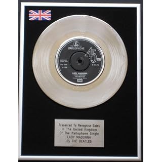 The Beatles – 17,8 cm Platine disque – Lady Madonna - Les Beatles, Paul McCartney, John Lennon, RIngo Starr, George Harrison