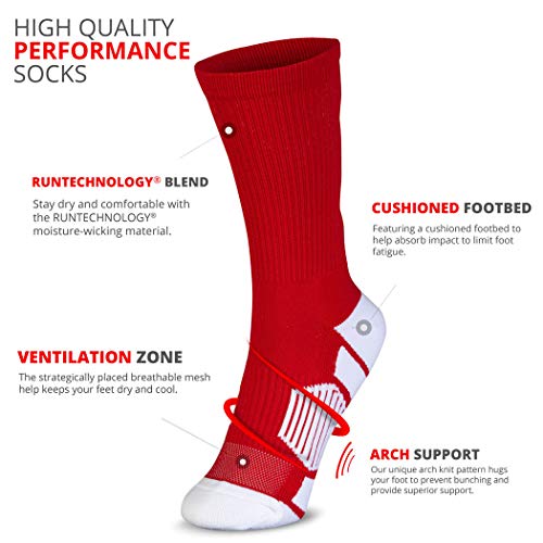 image for ChalkTalkSPORTS Custom Team Number Socks | Youth & Adult Athletic Perf
