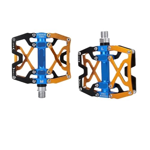 ]ԃy_ y A~ ~ CNC BMX MTB [hoCNy_ TCNO V[xAO(Y06-Black Blue Gold)