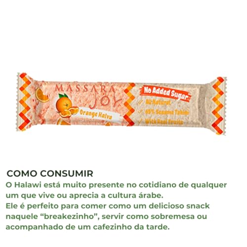 6 Barrinhas de Halawi de Laranja 40g