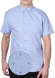 Visive Mens Short Sleeve Button Down Shirts for Men Hawaiian Novelty Shirt Airplane Medium