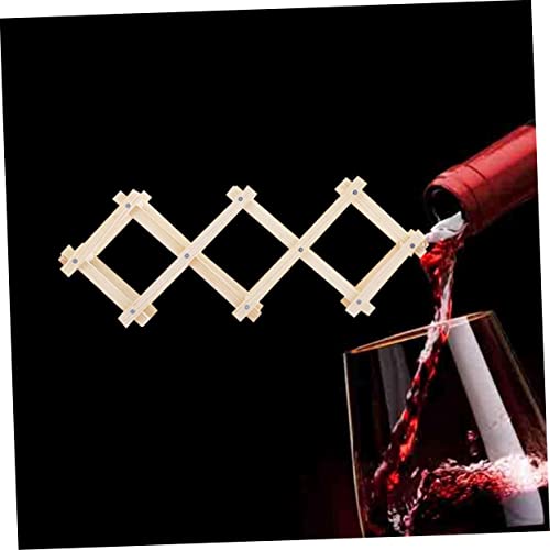 Soporte para botellas de vino de madera para 5 botellas miniatura 4