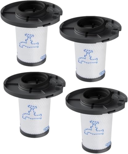 YanBan 4 pièces Filtre compatible avec Rowenta X-Force Flex 11.60 12.60 14.60 15.60 Aspirateur sans fil RH9877WO RH9878WO RH9890WO RH9958WO RH9959WO RH9990WO, numéro de pièce ZR009007