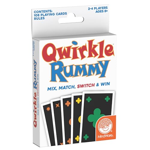 MindWare Qwirkle Rummy Card Game - Strategy Games for Adults