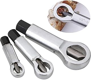 3pcs Metal Nut Splitter Cracker, Metal Nut Splitter Breaker Manual Pressure Nut Cracker Remover Extractor Tool, 9-12mm/12-16mm/16-22mm Nut Remover Extractor Tools