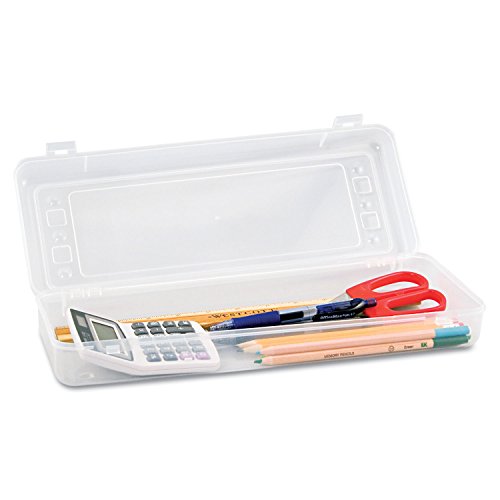 Advantus Innovative Storage Designs 67033 Stretch Art Box, Polypropylene, Snap Shut, Clear (AVT67033)