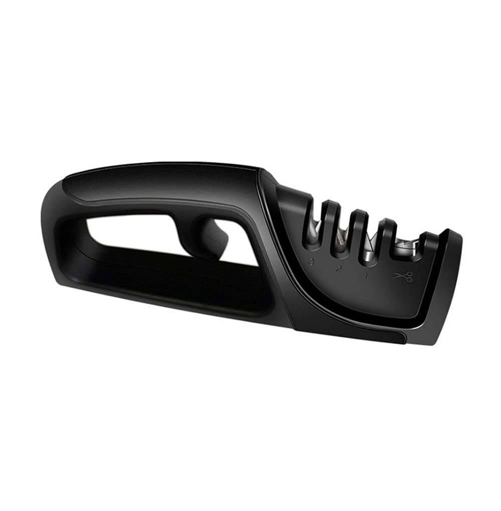 Knife Sharpener Kitchen Knife Accessories Handheld Professional Sharpener 3-Stage Knife Sharpener Helps Repair Restore Polish Blades for Kitchen