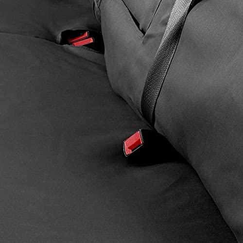 Covercraft Ss3374Pcch Custom-Fit Front Bench Seatsaver Seat Covers - Polycotton Fabric, Charcoal Black #TOP5