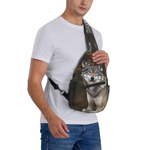 Mochila tipo sling negra para viaje y senderismo miniatura 7