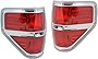 Garage-Pro Tail Light Lens and Housing Compatible with 2009-2014 Ford F-150 Set of 2, Driver and Passenger Side