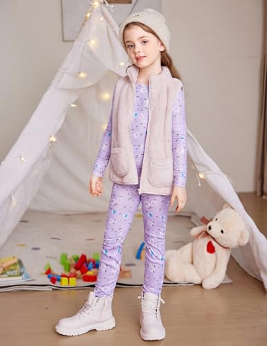 Arshiner Pajamas for Girls Long Sleeve Pants Sets Snug fit 2 Piece Pjs Set Soft Sleepwear3