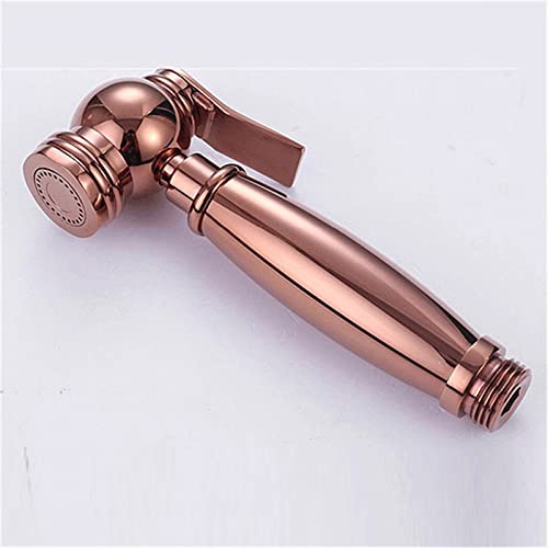 Bidet Faucet Single Cold Rose gold Bidet Spray Aseo Baño Latón macizo Handheld Pañal Rociador Ducha Bidet Tap,Estilo 1