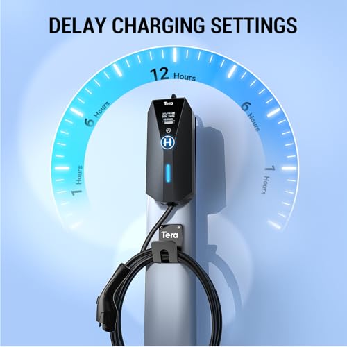 Tera Electric Car Charger Portable: Level 2 Level 1 J1772 EV Charger 16A 10A 8A 110V 240V Charging Station Indoor Outdoor ETL Certified NEMA 14-50 Plug NEMA 5-15 23FT Cable P02 by Tera - Image 3