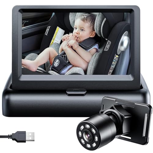 Image of Itomoro Baby Car Camera, View Infant in Rear Facing Seat with Wide Crystal Clear View,USB Easy Install car camera for baby 1080P