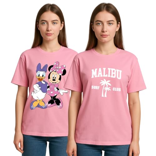 Image of My Swag Womens Half Sleeve Printed T-Shirts, Summer Wear, Typography Tshirts for Womens&Girls(Cotton, Pack of 2)