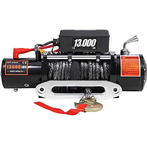 Vevor TRUCK WINCH Compatible With Jeep Truck Suv Synthetic Rope 12V Power Winch With Wireless Remote Control, Powerful Motor For Atv Utv Off Road Trailer thumb #7