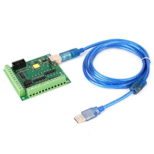 Mach3 Controller Card, 200Khz Mach3 Controller Card Board for Servo Motor CNC Engraving Machine 4 USB, CNC Milling Machine Engraving Machine Mach3 USB Interface 4 Motion Control Card 5V DC