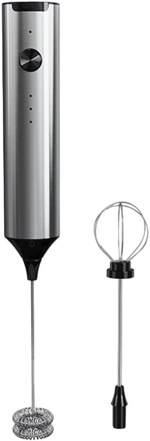 Automatic Milk Frother and Multipurpose Whisk with 500mAh Rechargeable Battery Suitable for Baking and Kitchen Use