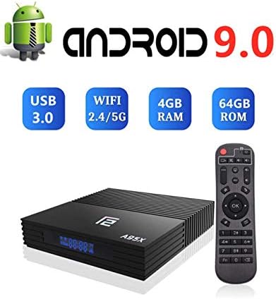 Android 9.0 TV Box,DAHOMI A95x Android Box 4GB RAM 64GB ROM Amlogic S905X2 Quad Core Cortex-A53 2.4/5G Android Box Support 3D 4K HDR Ultra HD with USB 3.0 WiFi Smart TV Box