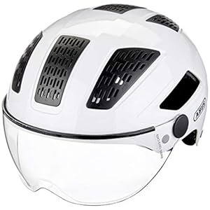 ABUS Hyban 2.0 ACE stadshelm – robuuste fietshelm met vizier, licht en ABS-harde schaal voor dagelijks gebruik – voor…